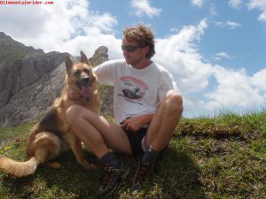 In montagna con il cane