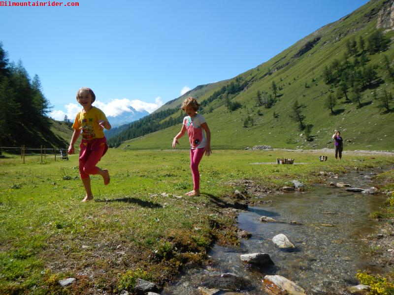 In montagna con i bambini